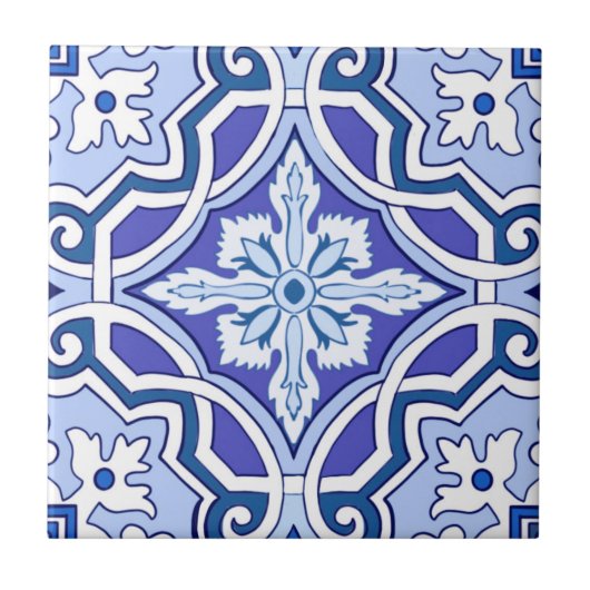 Carreaux bleus, Carreaux méditerranéens, majolica  (Devant)