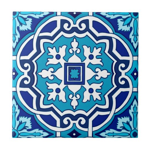 Carreaux bleus, Carreaux méditerranéens, majolica (Devant)