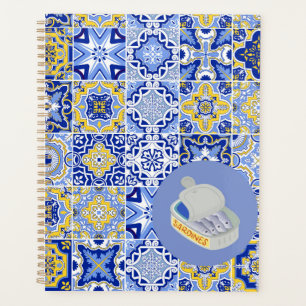 Carreaux bleus et araignées