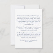 Carreaux Bleus Italiens Merci Mille Écriture (Dos)