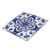 Carreaux bleus, mosaïque, majolica, (Côté)
