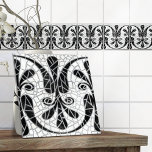 Carreaux brisés grecs mosaïque marbre noir<br><div class="desc">Carreaux brisés grecs mosaïque marbre noir</div>