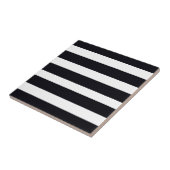 Carreaux Carrelage moderne chic NOIR & BLANC STRIP (Côté)