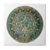 Carreaux céramique Aztec vert (Devant)