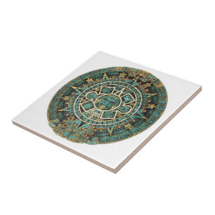 Carreaux céramique Aztec vert
