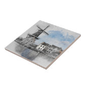 Carreaux céramique Pays-Bas vintage (Côté)