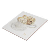 CARREAUX CÉRAMIQUES BISCOTTI 6" + Initiale (Côté)