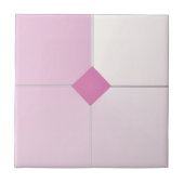 Carreaux conçus rose et blanc (Devant)