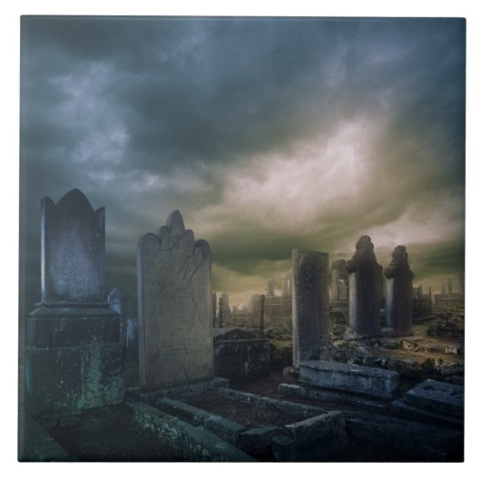 Carreaux d'affichage gothique de cimetière (Devant)