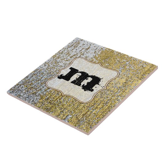 Carreaux d'affichage Monogramme Gold et Silver Gru (Côté)