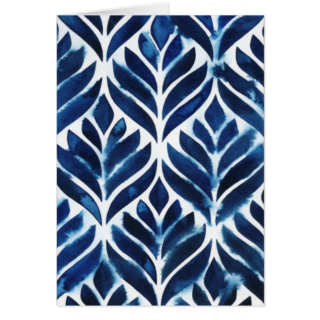 Carreaux d'aquarelle de cobalt IV (Devant)