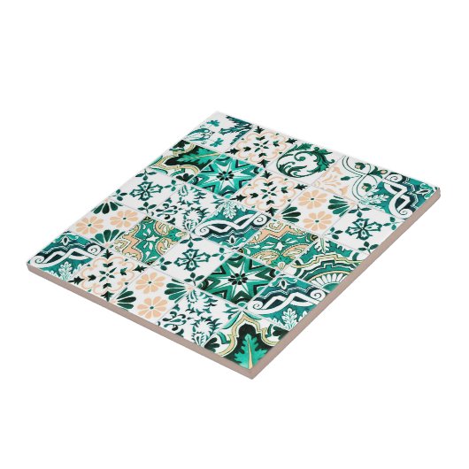 Carreaux d'Azulejo Émeraude (Côté)