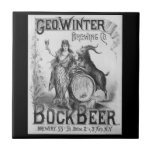 Carreaux de bières vintages<br><div class="desc">Il s'agit d'une affiche de charme produite par la George Winter Brewing Co. vers 1900 pour promouvoir Bock Beer, de la collection historique de la Bibliothèque du Congrès. Image numériquement réparée, avec la description suivante : Affiche montrant Columbia levant un verre de bière, posée avec un keg et un billy,...</div>