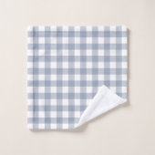 Carreaux de buffle gris et blanc (Gant de toilette)