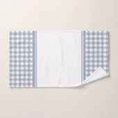 Carreaux de buffle gris et blanc (Serviette à main)