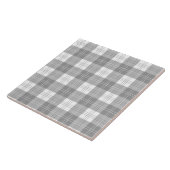 Carreaux de buffle noir et blanc (Côté)