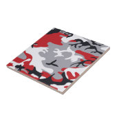 Carreaux de camouflage rouge (Côté)