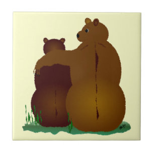 Carreaux de carreaux d'ours