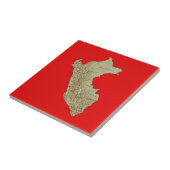 Carreaux de carte du Pérou (Côté)