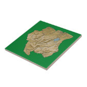 Carreaux de carte du Suriname (Côté)