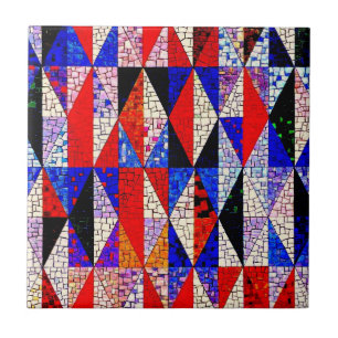 Carreaux de céramique à motif mosaïque coloré