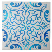 carreaux de céramique bleu et blanc (Devant)