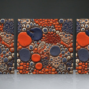 Carreaux de céramique contemporains à relief faux