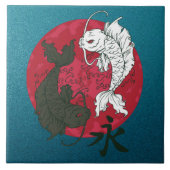 Carreaux de céramique de Koi Fish (Devant)