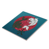 Carreaux de céramique de Koi Fish (Côté)