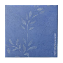 Carreaux de céramique de la vigne bleue