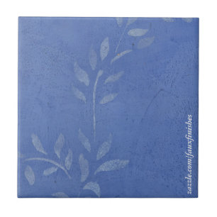 Carreaux de céramique de la vigne bleue