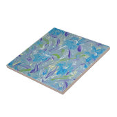 Carreaux de céramique de pluie de lavande (Côté)