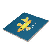 Carreaux de céramique de poisson doré (Côté)