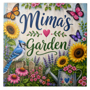 CARREAUX DE CÉRAMIQUE DU JARDIN DE MIMA