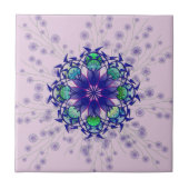 Carreaux de céramique éternelle violette bleue (Devant)