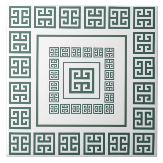 Carreaux de céramique grecque méandre (Devant)