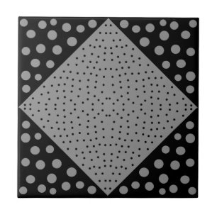 Carreaux de céramique gris et noir (Texture modern