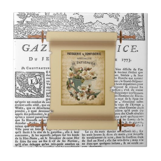 Carreaux de céramique Paris France Nouvelles (Devant)