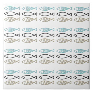 Carreaux de céramique - Poisson scandinave