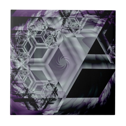 Carreaux de céramique pourpre (Devant)