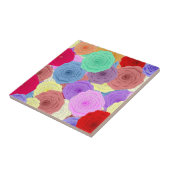 Carreaux de céramique rose (Côté)