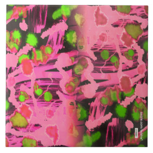 Carreaux de céramique rose