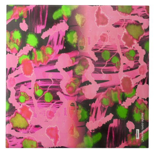 Carreaux de céramique rose (Devant)