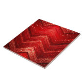 Carreaux de céramique rouge Parties scintillant dé (Côté)