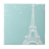 Carreaux de céramique Tour Eiffel bleu (Devant)