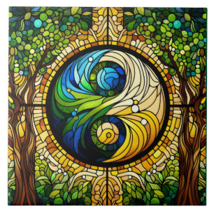 Carreaux de céramique Yin Yang