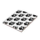 Carreaux de chien pour animaux de compagnie noirs (Côté)
