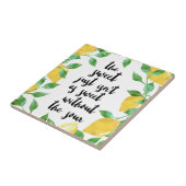 Carreaux de citation de citron doux et aigre (Côté)