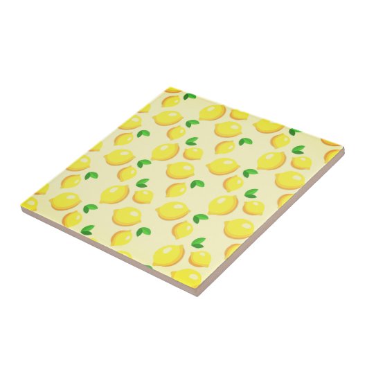 Carreaux de citron jaune (Côté)