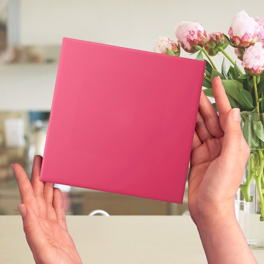 Carreaux de couleur rose Fuchsia